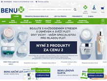 Tablet Screenshot of benu.cz